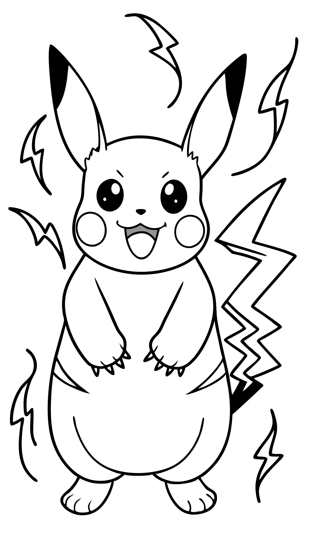 raichu coloring pages